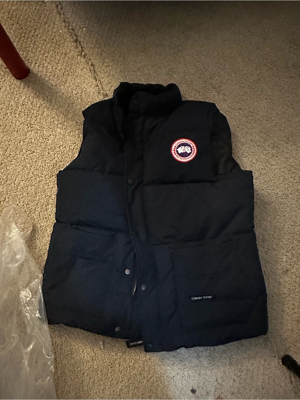 Canada good navy vest